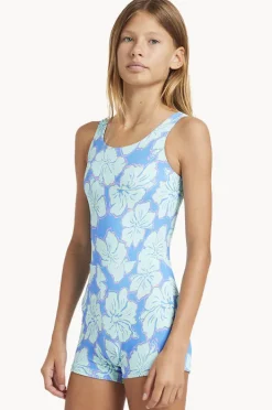 Billabong Girls Happy Hibiscus Retro One Piece