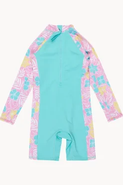 Roxy Girls Hibiscus Jam Tropical Square Spring Suit