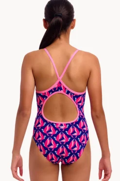 Funkita Girls Ho Hum Diamond Back One Piece