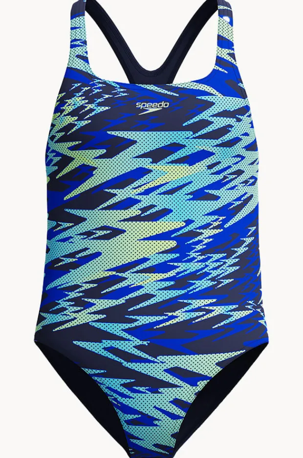 Speedo Girls Hyperboom Allover Medalist One Piece