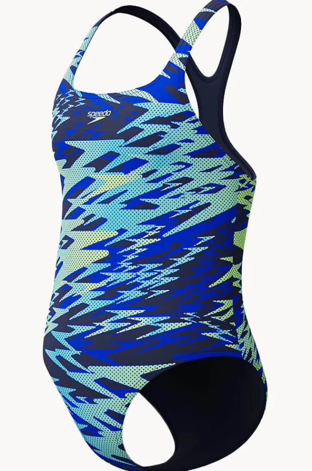 Speedo Girls Hyperboom Allover Medalist One Piece