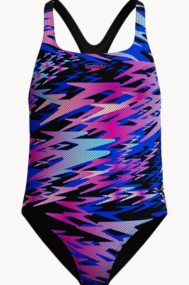 Speedo Girls Hyperboom Allover Medalist One Piece