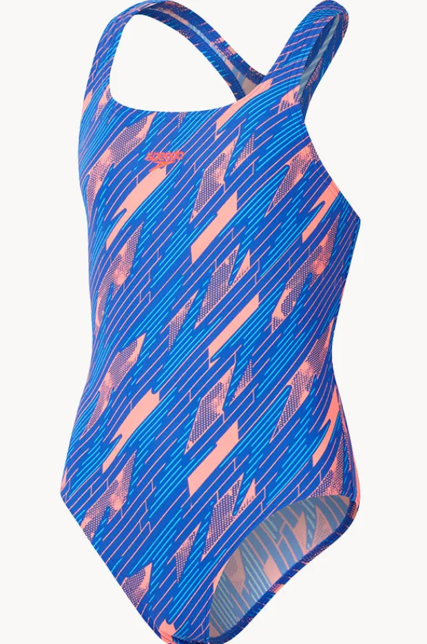 Speedo Girls Hyperboom Allover Medalist One Piece