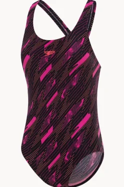 Speedo Girls Hyperboom Allover Medalist One Piece