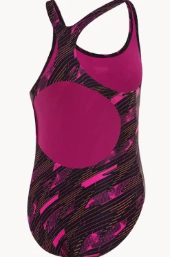 Speedo Girls Hyperboom Allover Medalist One Piece