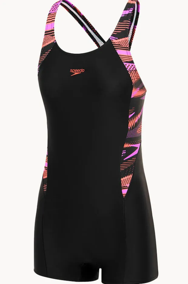 Speedo Girls Hyperboom Splice Legsuit One Piece