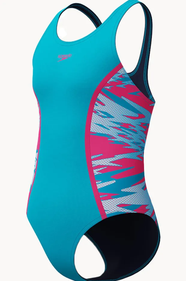 Speedo Girls Hyperboom Splice Muscleback One Piece