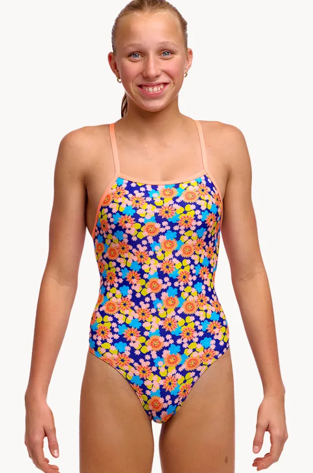 Funkita Girls Killer Flowers Tie Me Tight One Piece