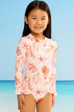 Seafolly Girls Girls La Mer Frill Sunsuit