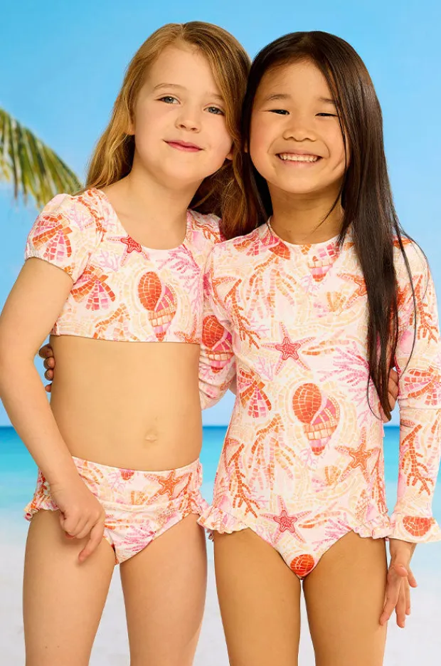 Seafolly Girls Girls La Mer Frill Sunsuit