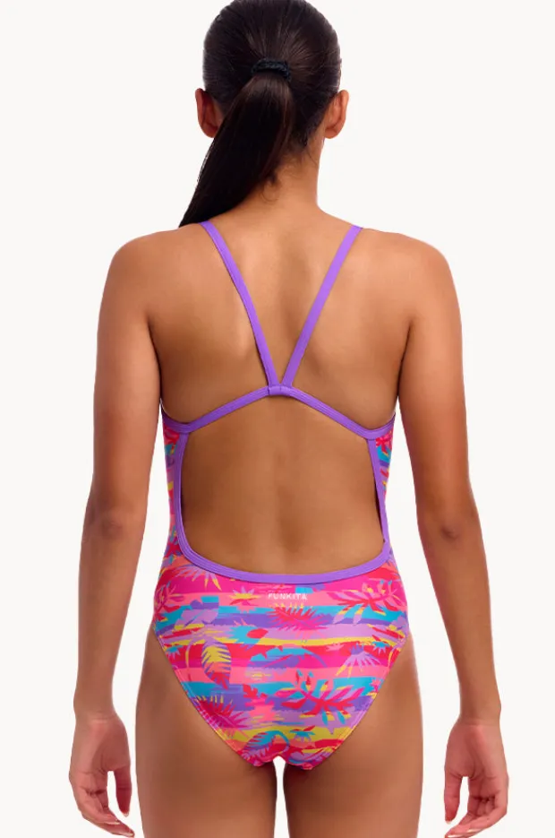 Funkita Girls Leave In Single Strap One Piece