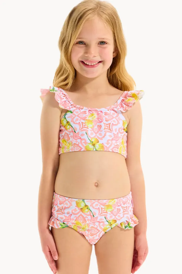 Seafolly Girls Girls Tile Crop Set
