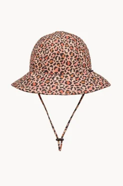 Bedhead Girls Leopard Ponytail Bucket Sunhat