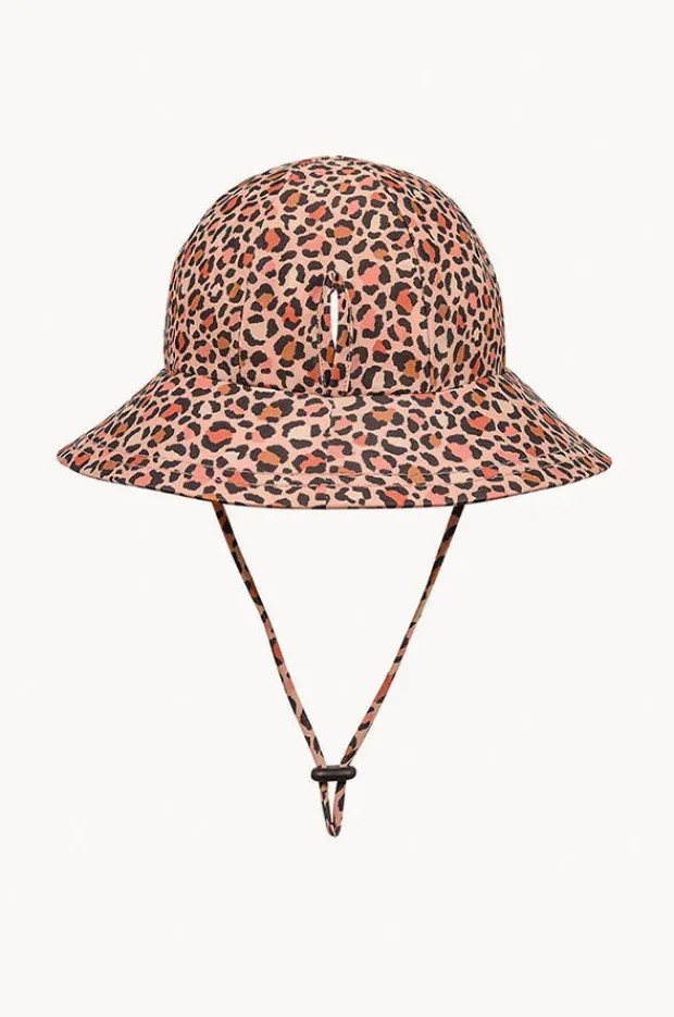 Bedhead Girls Leopard Ponytail Bucket Sunhat