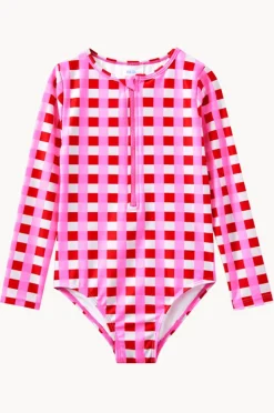 Milky Girls Lollipop Check Sunsuit