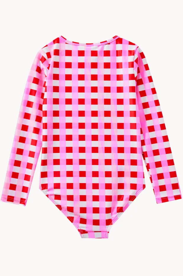 Milky Girls Lollipop Check Sunsuit