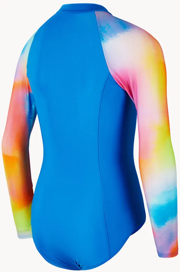 Speedo Girls Long Sleeve Sunsuit