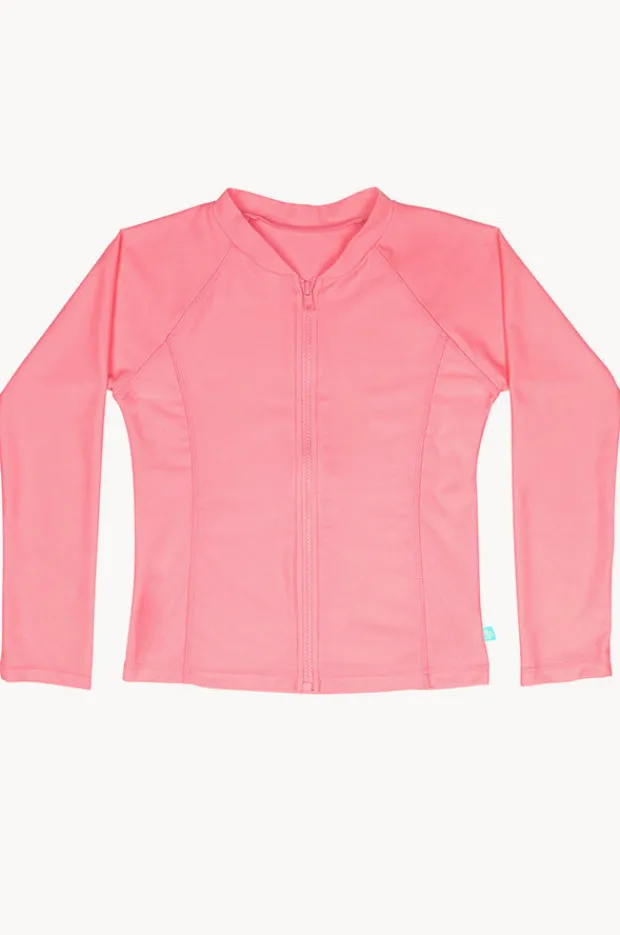 Salty Ink Girls Long Sleeve Zip Suntop