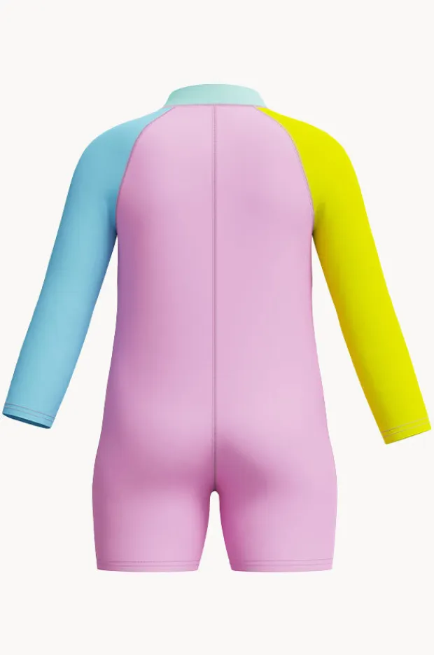 Speedo Girls Long Sleeve Zip Sunsuit
