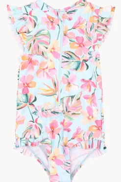 Minihaha Girls Lou Short Sleeve Sunsuit