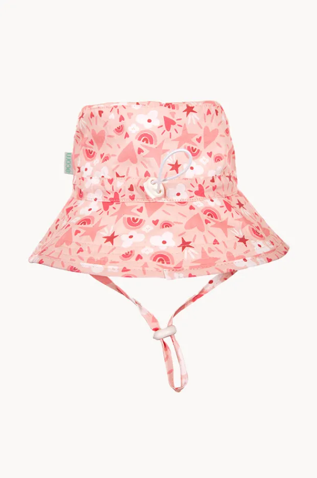 Acorn Girls Love Heart Broad Brim Bucket Hat