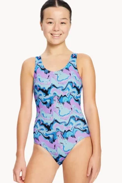 Modibodi Girls Marble Performance Racerback One Piece