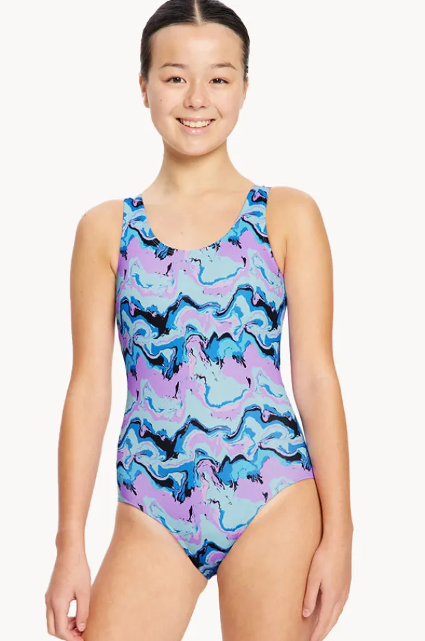 Modibodi Girls Marble Performance Racerback One Piece