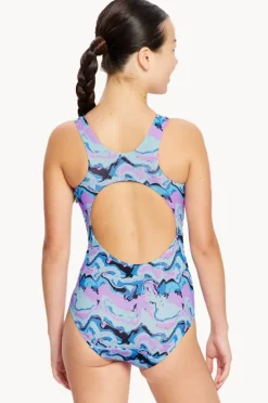Modibodi Girls Marble Performance Racerback One Piece