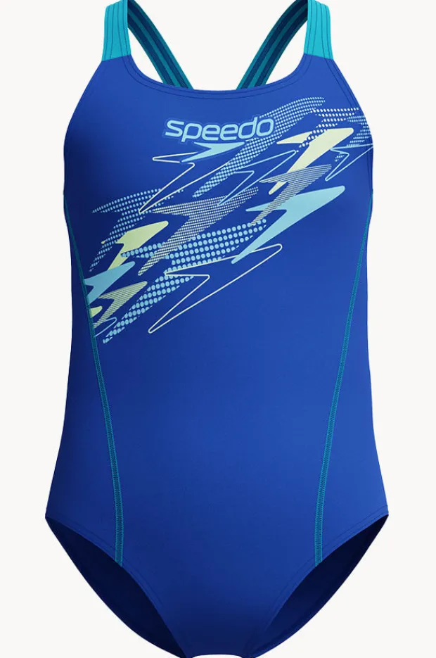 Speedo Girls Medley Logo Medalist One Piece