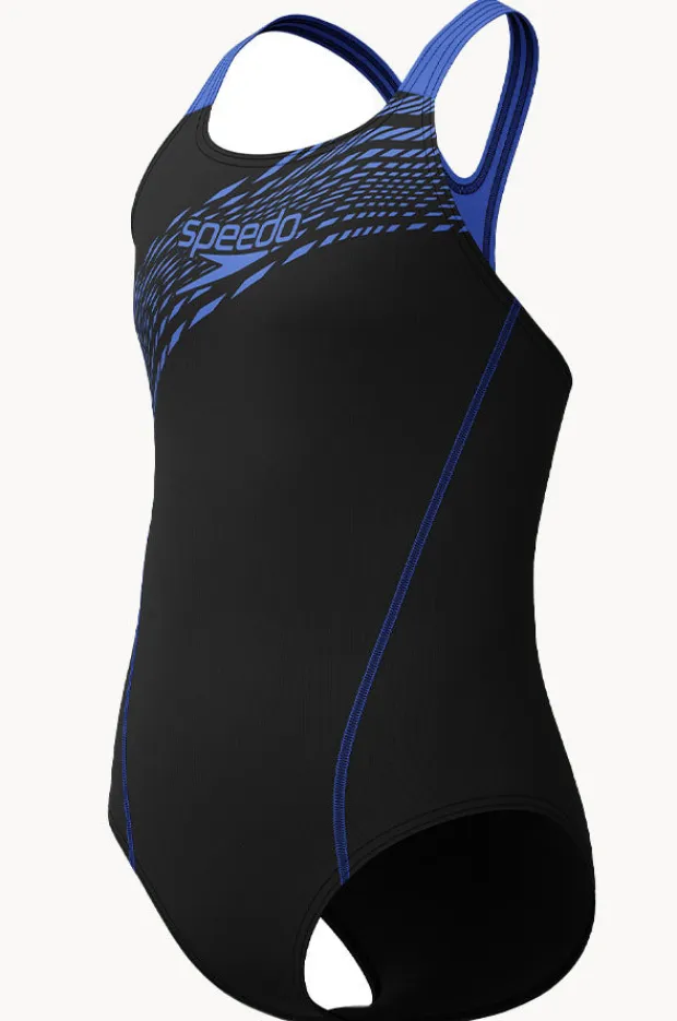 Speedo Girls Medley Logo Medalist One Piece