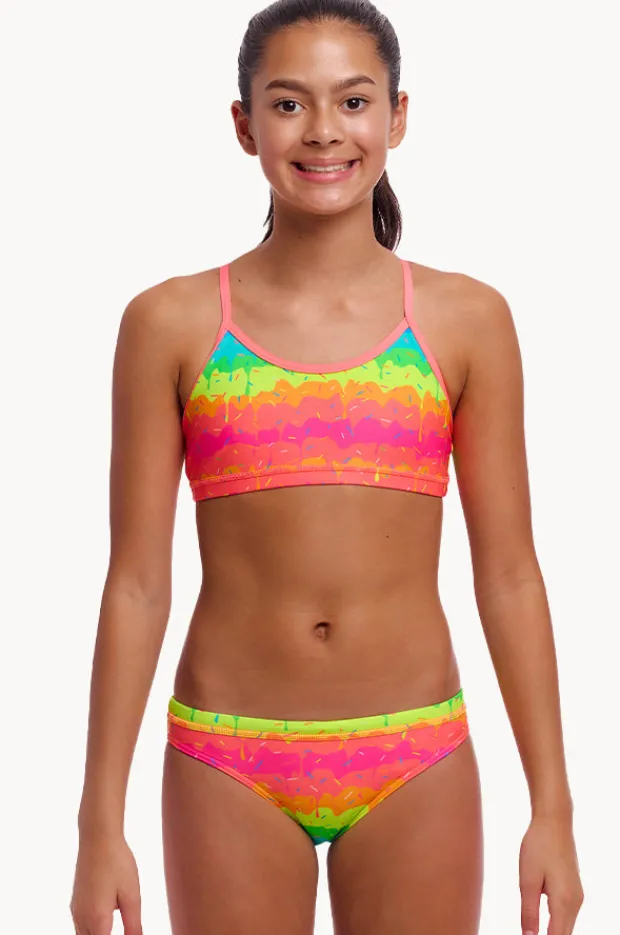 Funkita Girls Melting Mayhem Crop Set