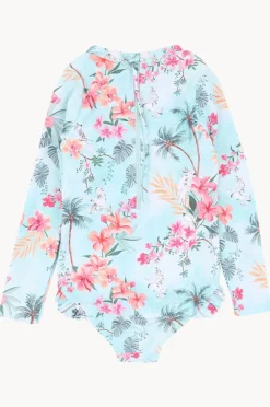 Minihaha Girls Milana Long Sleeve Sunsuit