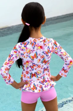 Salty Ink Girls Miss Aloha Boyleg Sunsuit
