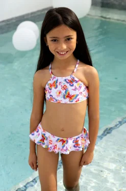 Salty Ink Girls Miss Aloha Crop Set
