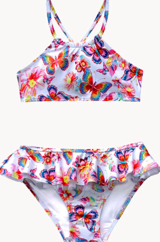 Salty Ink Girls Miss Aloha Crop Set