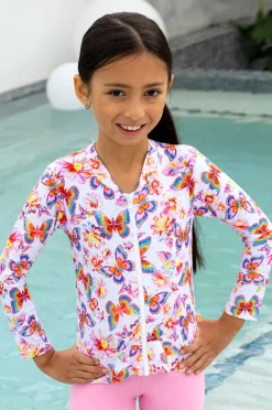 Salty Ink Girls Miss Aloha Long Sleeve Suntop