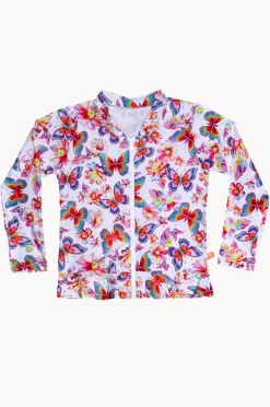 Salty Ink Girls Miss Aloha Long Sleeve Suntop