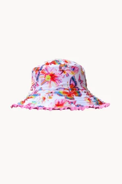 Salty Ink Girls Miss Aloha Reversible Sunhat