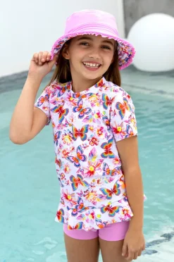 Salty Ink Girls Miss Aloha Suntop Set