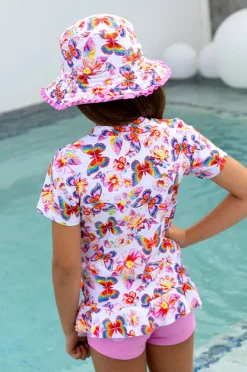 Salty Ink Girls Miss Aloha Suntop Set
