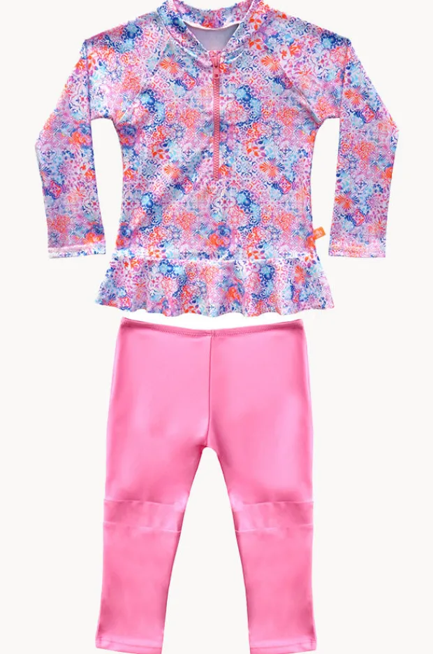 Salty Ink Girls Miss Cupcake Suntop Set