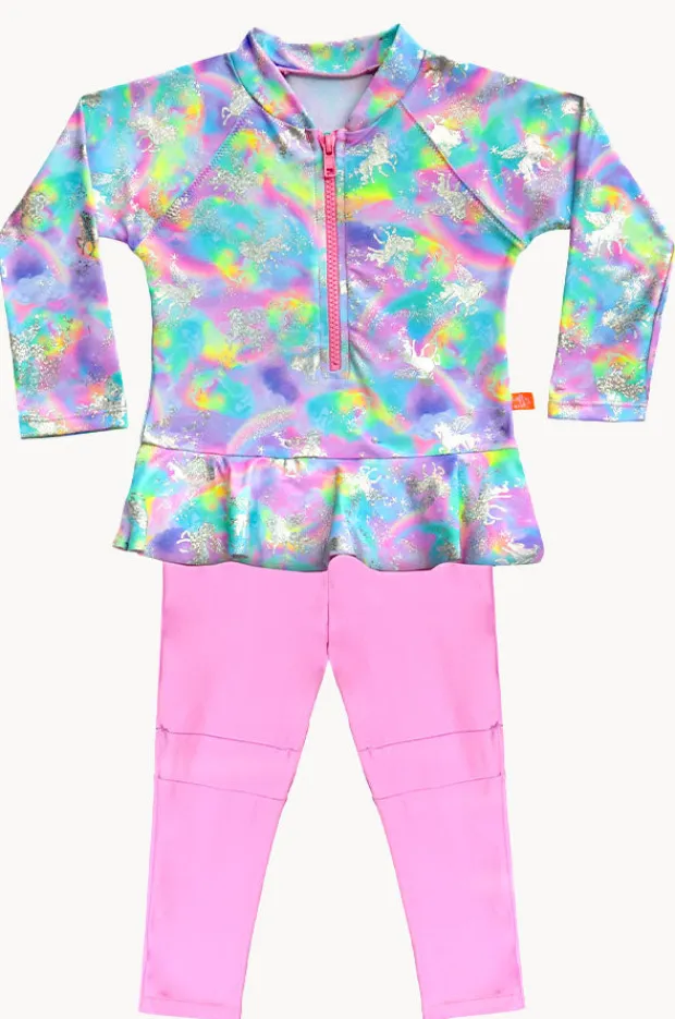 Salty Ink Girls Miss Dazzle Full Pant Sunsuit
