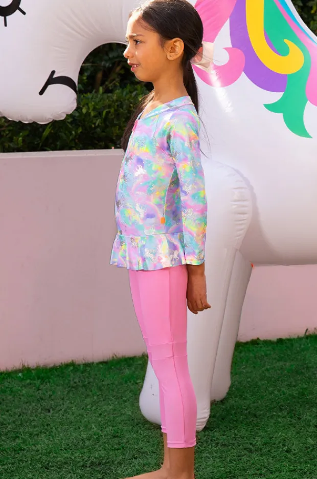 Salty Ink Girls Miss Dazzle Full Pant Sunsuit