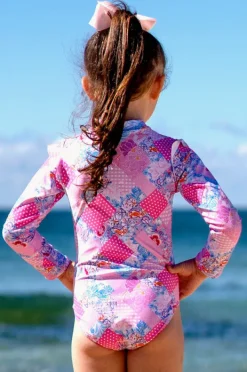 Salty Ink Girls Miss Dollhouse Long Sleeve Sunsuit