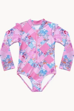 Salty Ink Girls Miss Dollhouse Long Sleeve Sunsuit