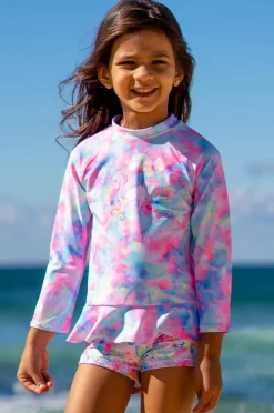 Salty Ink Girls Miss er Long Sleeve Suntop Set