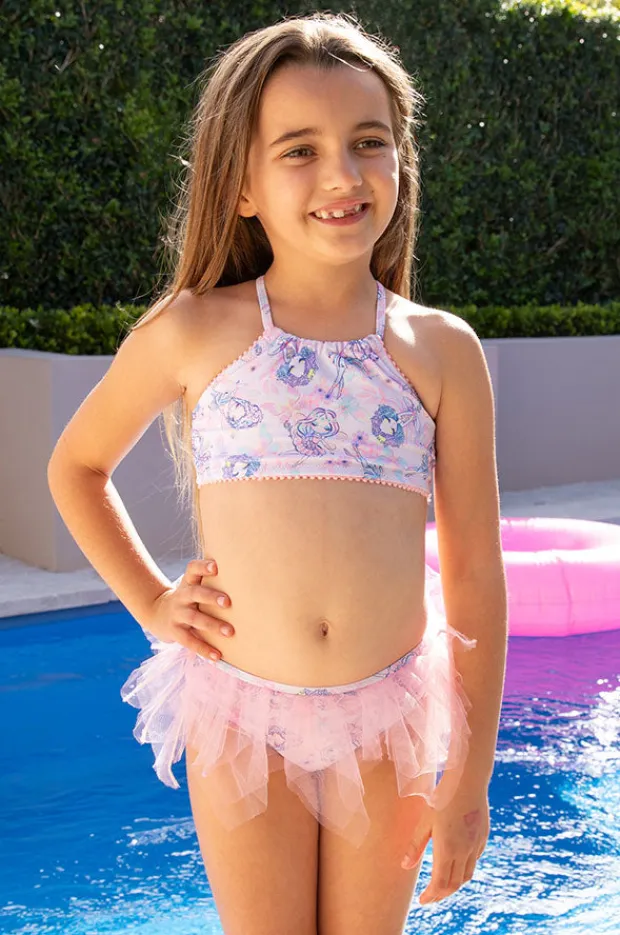 Salty Ink Girls Miss Fairy Crop Tuille Set