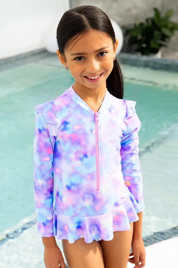 Salty Ink Girls Miss Mystical Frill Sunsuit