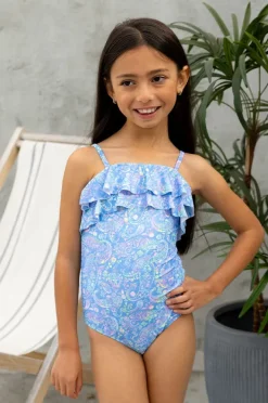 Salty Ink Girls Miss Mystical Frill Tube One Piece