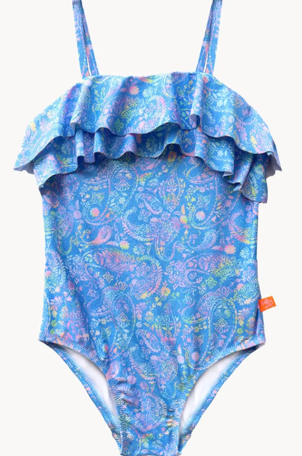 Salty Ink Girls Miss Mystical Frill Tube One Piece